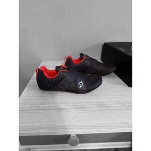 Peloton Cycling Shoes with Cleats - Black and Red
